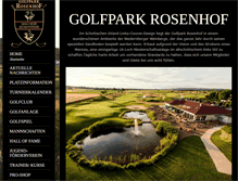 Tablet Screenshot of golfparkrosenhof.de